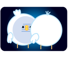 bird of the glance from the diagonal top sticker #5766150