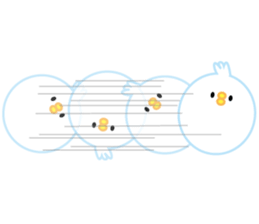 bird of the glance from the diagonal top sticker #5766202