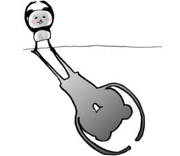 Shadow PANDA sticker #5766449