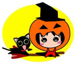 Xuan sister and little black cat (2) sticker #5766827