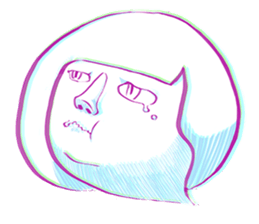 Like cry girl sticker #5767486