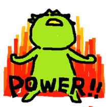 kawaii kappa sticker #5767598