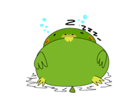 The cockateel which takes it easy sticker #5768128