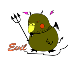 The cockateel which takes it easy sticker #5768144