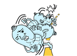 pet bottle man PETCH sticker #5768325