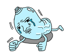 pet bottle man PETCH sticker #5768327