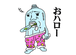pet bottle man PETCH sticker #5768336