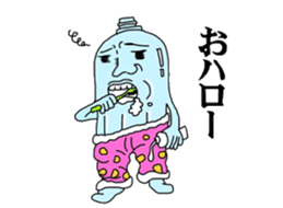 pet bottle man PETCH sticker #5768336