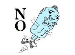 pet bottle man PETCH sticker #5768341
