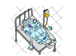 pet bottle man PETCH sticker #5768345