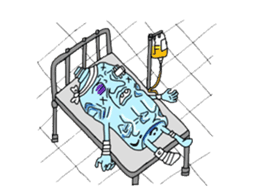 pet bottle man PETCH sticker #5768345
