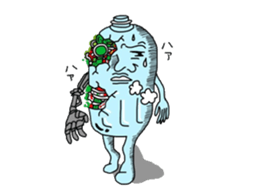 pet bottle man PETCH sticker #5768360
