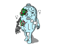 pet bottle man PETCH sticker #5768360