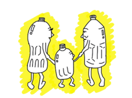 pet bottle man PETCH sticker #5768363