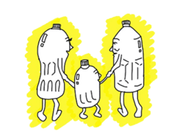 pet bottle man PETCH sticker #5768363