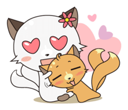 Fox 's sweet diary sticker #5768413