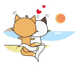 Fox 's sweet diary sticker #5768424