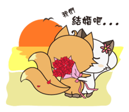 Fox 's sweet diary sticker #5768431