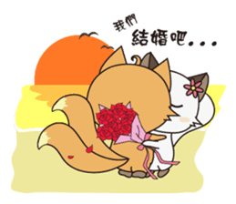 Fox 's sweet diary sticker #5768431