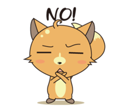 Fox 's sweet diary sticker #5768443