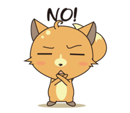 Fox 's sweet diary sticker #5768443