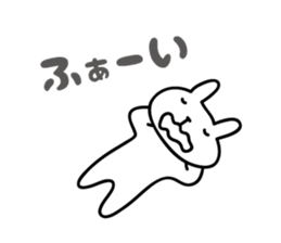 funny rabbit Sticker 2 by keimaru sticker #5769287
