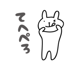 funny rabbit Sticker 2 by keimaru sticker #5769290