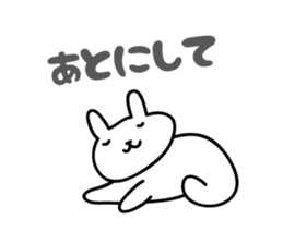funny rabbit Sticker 2 by keimaru sticker #5769291