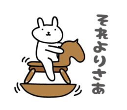 funny rabbit Sticker 2 by keimaru sticker #5769294