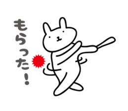 funny rabbit Sticker 2 by keimaru sticker #5769305