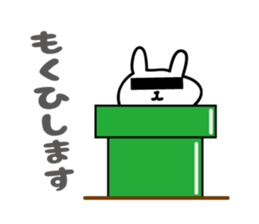 funny rabbit Sticker 2 by keimaru sticker #5769316