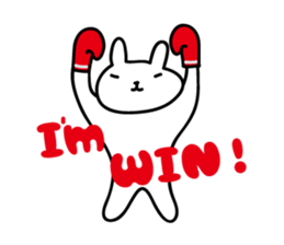 funny rabbit Sticker 2 by keimaru sticker #5769317