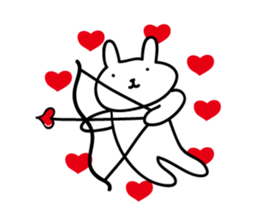 funny rabbit Sticker 2 by keimaru sticker #5769321