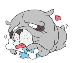 Bull Dog English edition sticker #5769406