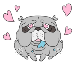 Bull Dog English edition sticker #5769421