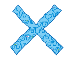 aaaaiWORKS's BLUE NEKO sticker #5769693