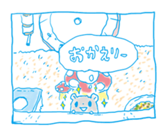 aaaaiWORKS's BLUE NEKO sticker #5769708