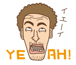 Crazy bilingual sticker #5770130