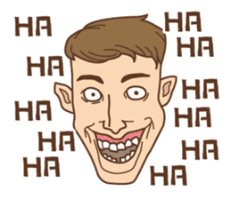 Crazy bilingual sticker #5770135