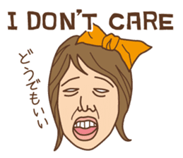 Crazy bilingual sticker #5770137