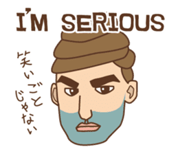 Crazy bilingual sticker #5770144