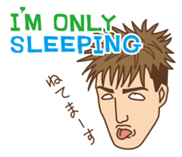 Crazy bilingual sticker #5770147