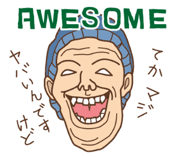 Crazy bilingual sticker #5770158