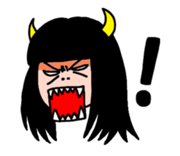 Evil Couple !! sticker #5770309