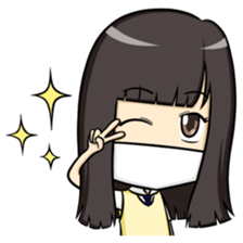 Mask Girl Michelle sticker #5770406