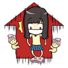 Mask Girl Michelle sticker #5770410