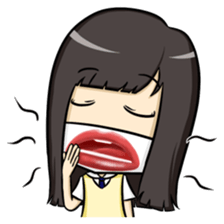 Mask Girl Michelle sticker #5770432