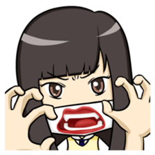 Mask Girl Michelle sticker #5770434