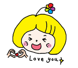 RuRu's Flower girl sticker #5771093
