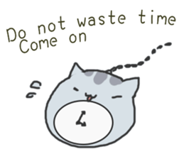 Chinchilla cat talk talk sticker #5771818